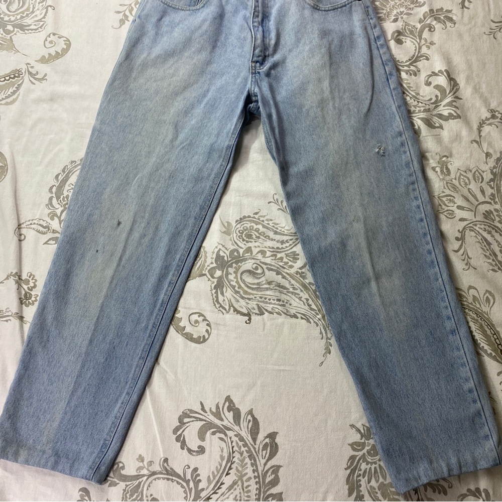 Bugle Boy Vintage Relaxed Fit
Tapered Jeans Tag Sz‎ 32X32 Actual
31X27 - Picture 3 of 14